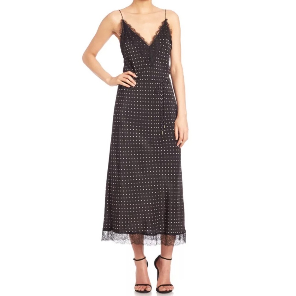 ZIMMERMANN WOMENS POLKA SILK SLIP DRESS SIZE 2 - Picture 2 of 8